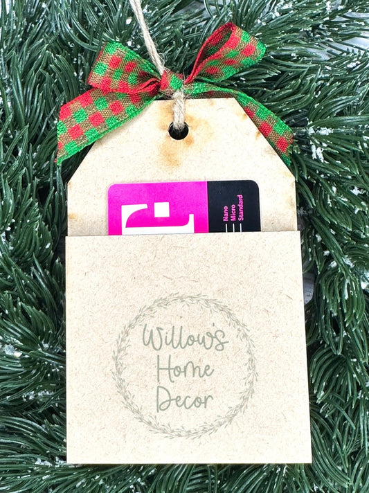 Personalized Reindeer Tag Ornament - 12 Days of Christmas - DAY 1
