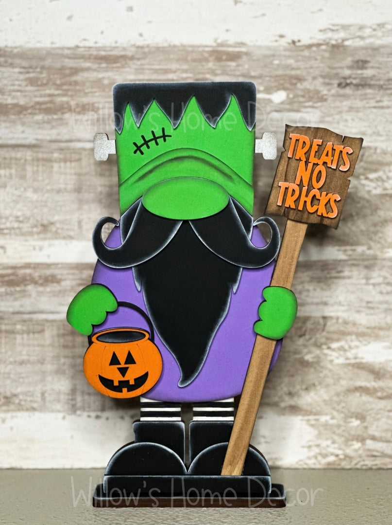 Frankenstein Gnome - Halloween Decor