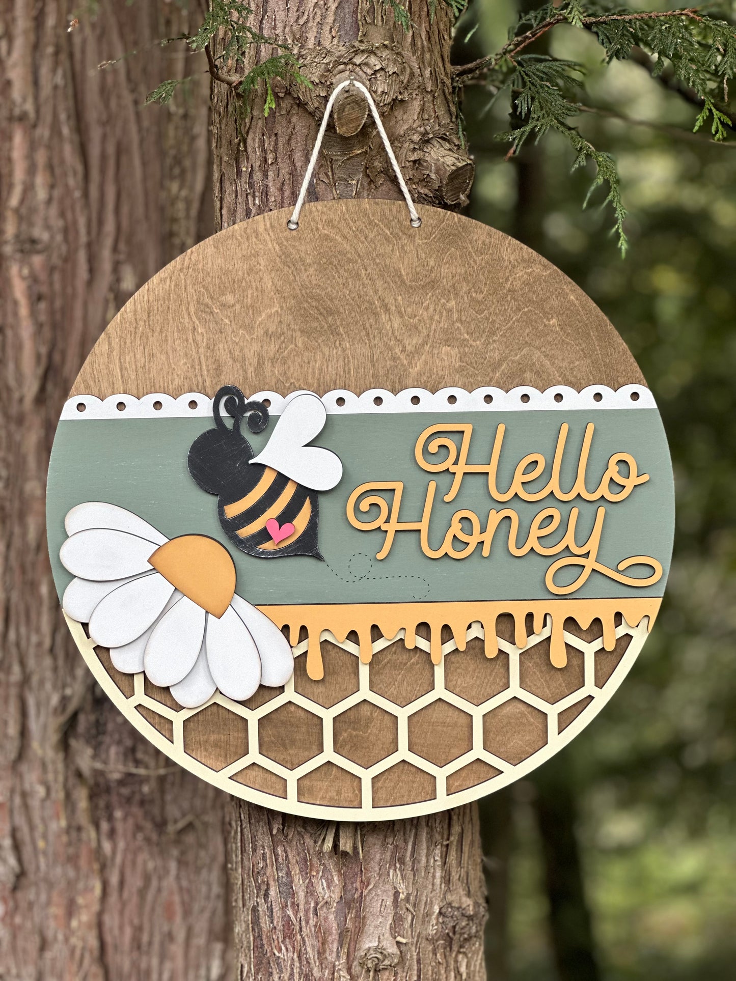 Hello Honey Door Hanger