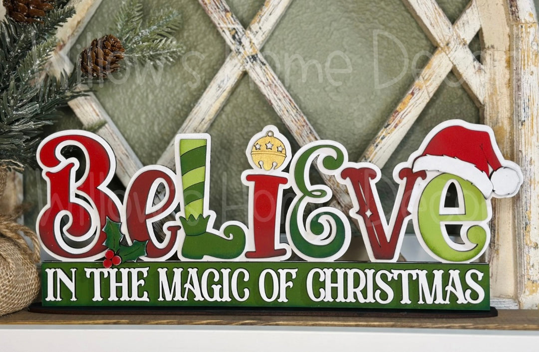 Christmas Cheer Shelf Sitter - 12 Days of Christmas - DAY 12