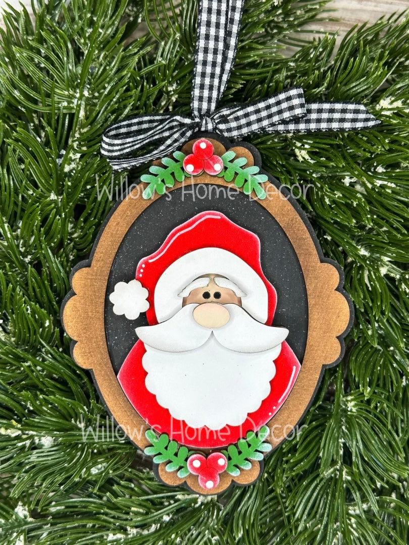 Vintage Santa Ornament - 12 Days of Christmas - DAY 2