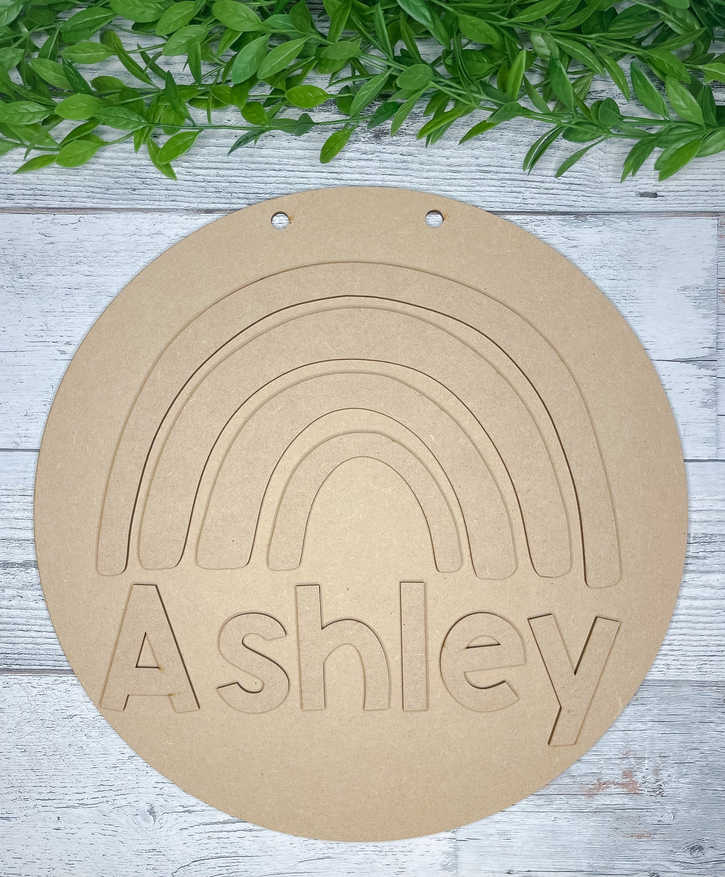 Rainbow Name Sign DIY - Wood Blank - DIY Projects for kids - DIY Kit