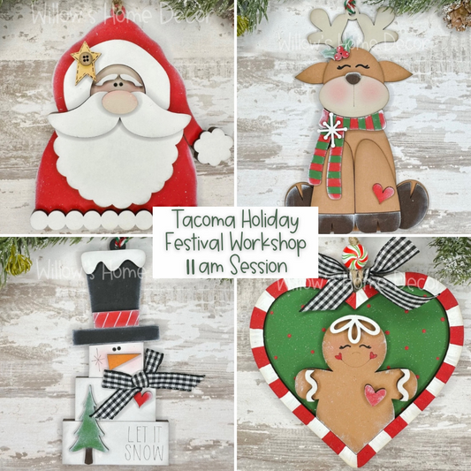 Tacoma Holiday Festival Workshop - October 26th - 11AM Session