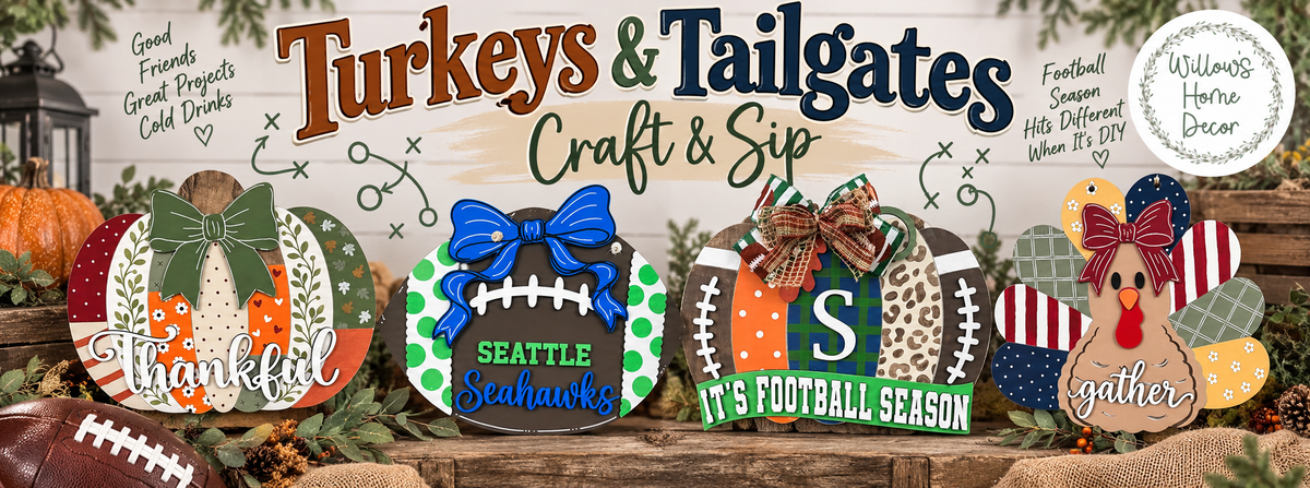Turkeys & Tailgates Craft & Sip @ The Lake Tapps Society October 24th @ 4PM