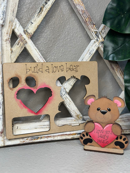 Bear Valentines Pop-Out DIY