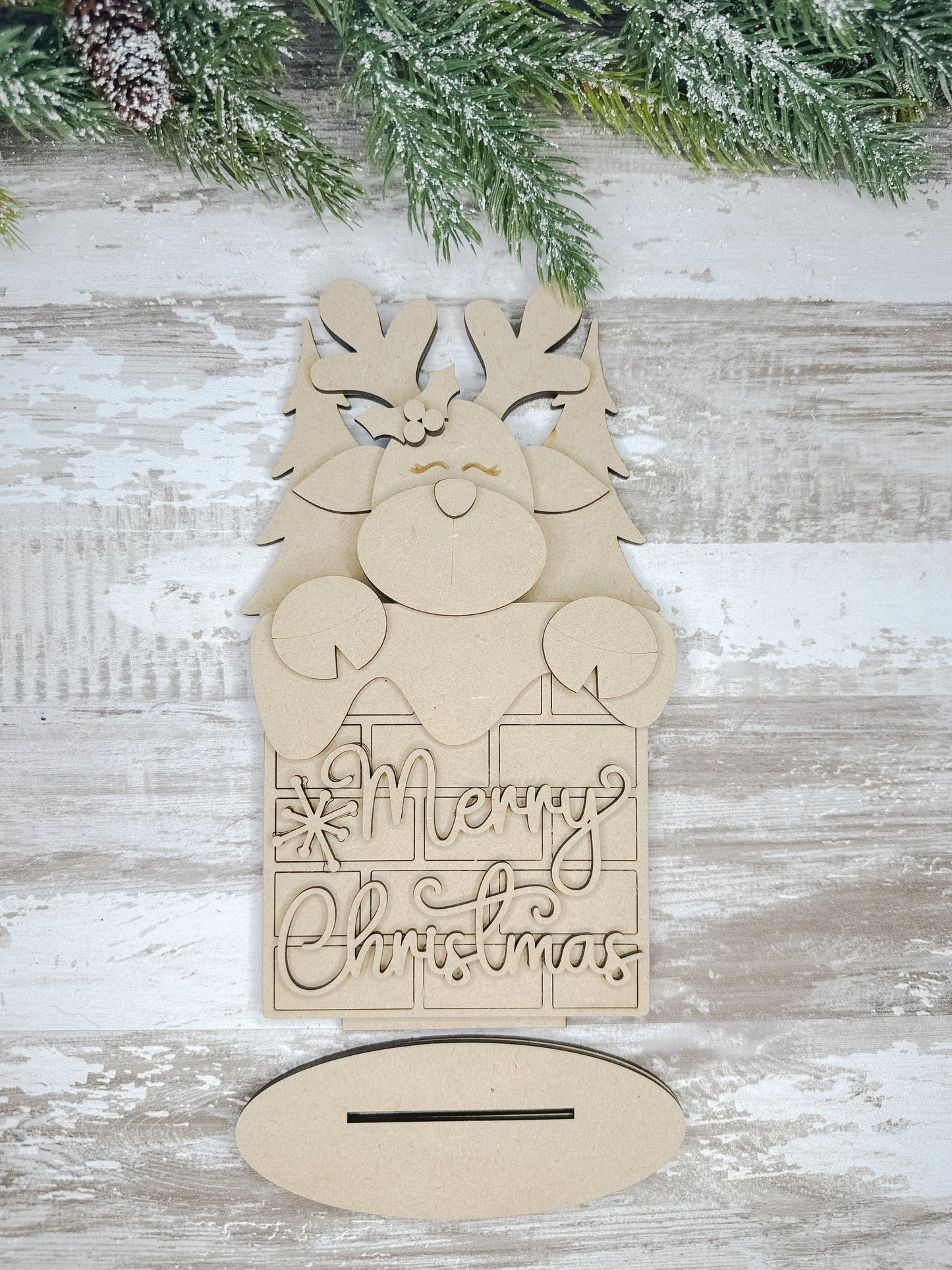 DIY Reindeer Shelf Sitter