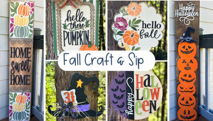 Fall Craft & Sip @ Blue Rooster September 19th @ 5PM