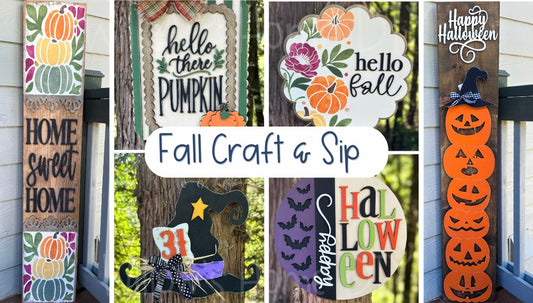 Fall Craft & Sip @ Blue Rooster September 19th @ 5PM