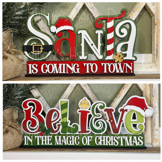 Christmas Cheer Shelf Sitter - 12 Days of Christmas - DAY 12