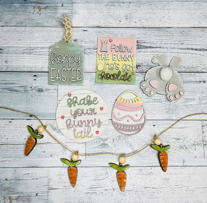 Easter Tiered Tray Digital File SVG - Laser Cut File - Tier Tray
