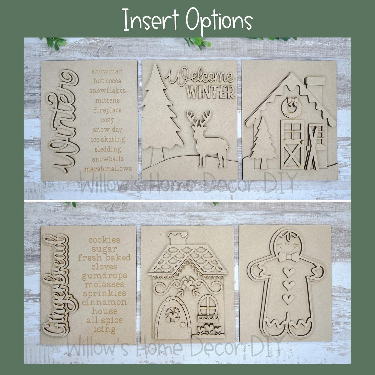 DIY Interchangeable Beaded Breadboard Frame - Adult Kids Craft Kit - Wood Blank - Accent - Mantle Decor - Seasonal Sign - Shelf Sitter