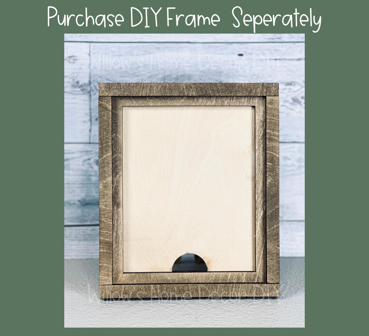 DIY Wood Blank Interchangeable Frame Add On - St. Patrick’s Day - Lucky Irish