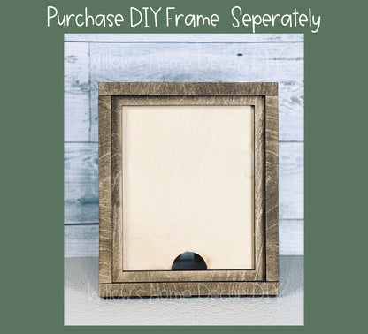 DIY Wood Blank Interchangeable Frame Add On - St. Patrick’s Day - Lucky Irish
