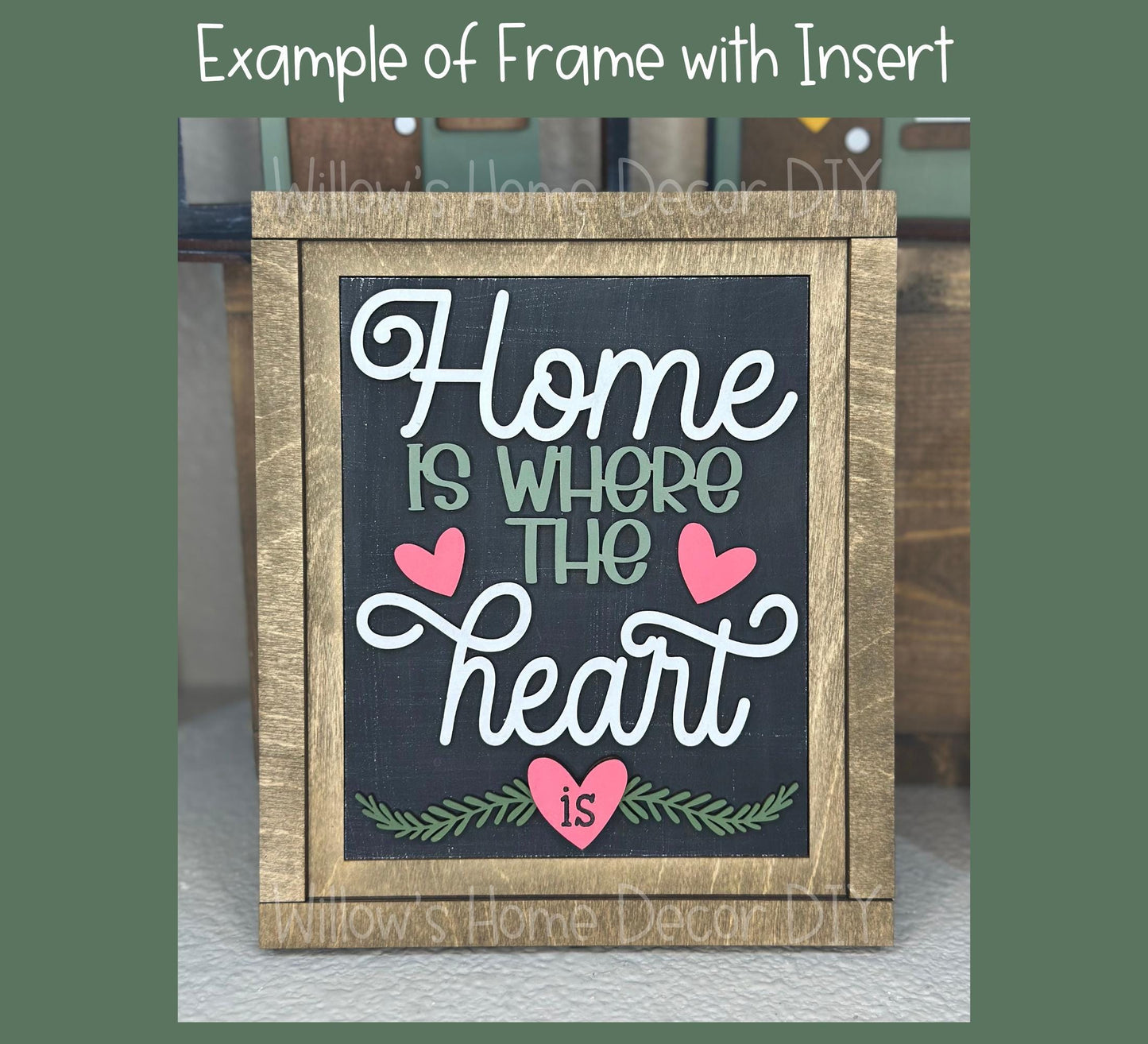 DIY Interchangeable Beaded Breadboard Frame - Adult Kids Craft Kit - Wood Blank - Accent - Mantle Decor - Seasonal Sign - Shelf Sitter