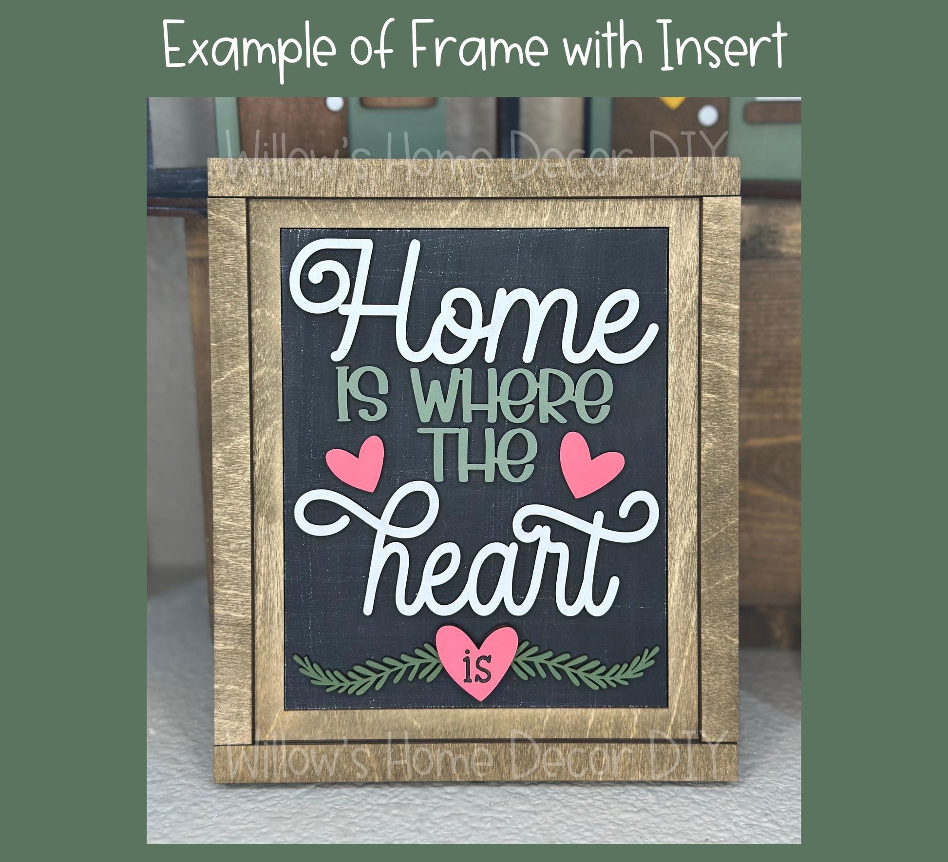 DIY Interchangeable Beaded Breadboard Frame - Adult Kids Craft Kit - Wood Blank - Accent - Mantle Decor - Seasonal Sign - Shelf Sitter