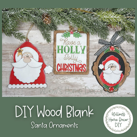 DIY Snowman Christmas Tree Ornament - Frosty - Let It Snow - Holiday Decorations - Christmas Crafts - Wood Blanks For Crafters