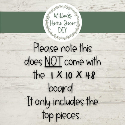 Hello Pumpkin Porch Leaner - DIY Kit - Fall Craft Kit - Fall Home Decor - Family Adult Kid Crafts - Front Door Decor - Porch Decoration