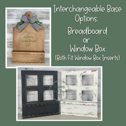 DIY Interchangeable Window Box Add-On Irish Blessings | St. Patrick's Day Wood Craft Blank