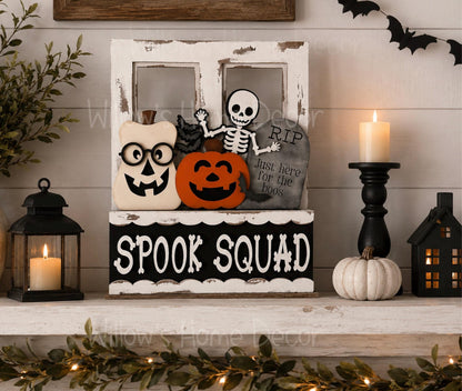Halloween Window Box Insert | Unfinished Wood Blank | Interchangeable Seasonal Decor | DIY Craft Kit | Cottagecore Home Decor
