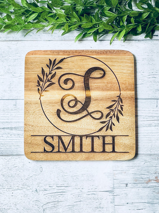 Customized Trivets - Kitchen Decor - Realtor Gift - Gift Basket - Housewarming gift