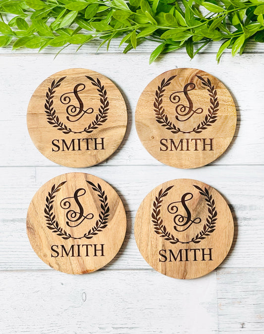 Customized Coasters - Realtor Gift - Gift Basket - Housewarming gift