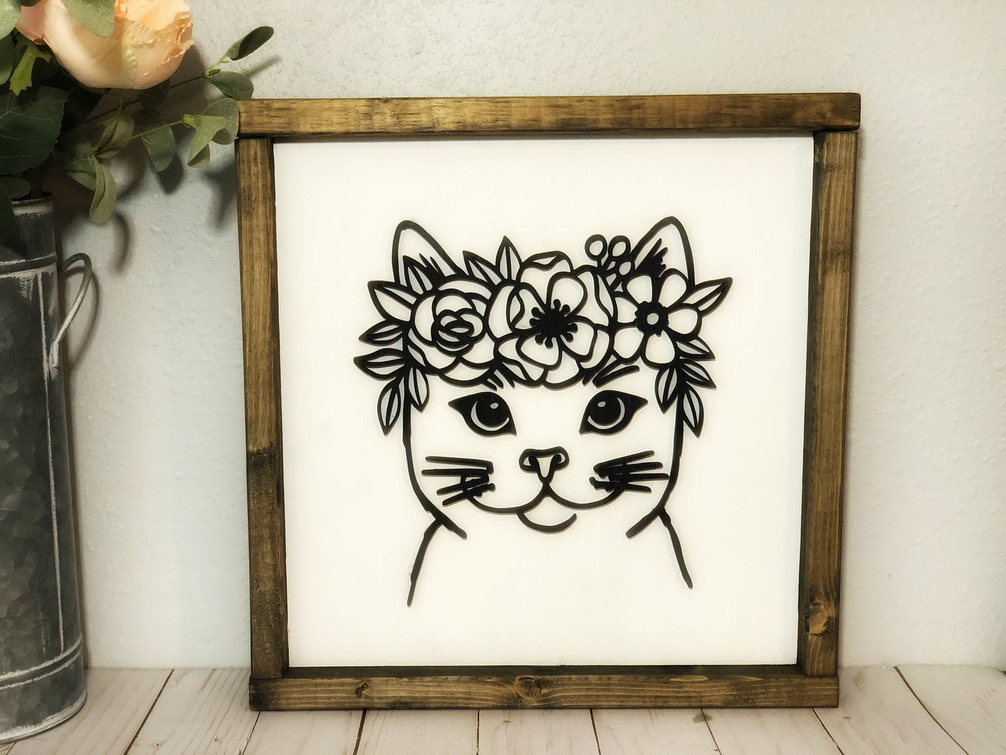 Animals with Flower Crowns - Boho Home Decor - Nursery Room, Children's Room, Baby Shower Gift