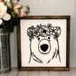 Animals with Flower Crowns - Boho Home Decor - Nursery Room, Children's Room, Baby Shower Gift