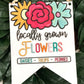 DIY Flower Door Hanger - Unfinished Wood Blanks - DIY Craft Kit - Spring Decor
