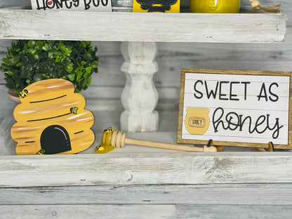 Bee Tiered Tray Set - Bee Tray Decorations - Tier Tray - Farmhouse Decor