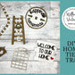 DIY Home Tiered Tray Kit - Farmhouse Home Decor -Unfinished Wood Blanks - Decorative Tray - Do It Yourself