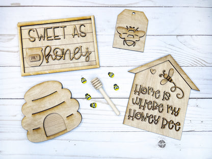 Bee Tiered Tray Set - Tier Tray