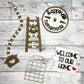 Home Tiered Tray Signs - Farmhouse Decorative Tray - Everyday Decor