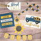 Sunflower Tiered Tray Signs - Farmhouse Decorative Tray - Fall Tier Tray