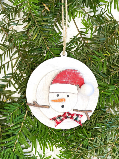 Snowman Christmas Ornament - Christmas Tree Decorations