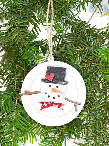Snowman Christmas Ornament - Christmas Tree Decorations