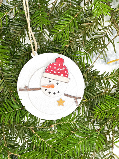 Snowman Christmas Ornament - Christmas Tree Decorations