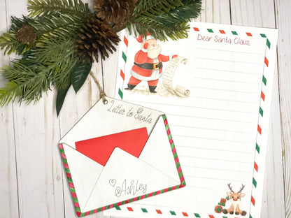 Letters to Santa Ornament - Christmas Keepsake - Dear Santa - Personalized Christmas Ornament