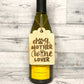 Wood Wine Tag - Spirits Tag - Hostess Gift - Housewarming - Party Favor - Wine Lover Gift - Wine Humor