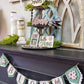 DIY Spring Bloom Tiered Tray Kit - Farmhouse Home Decor -Unfinished Wood Blanks - Decorative Tray - Do It Yourself - Spring Decor