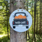 Hello Fall Vintage Truck Door Hanger - Fall Door Hanger - Fall Door Sign
