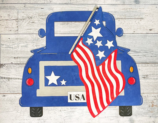 Patriotic Truck Door Hanger